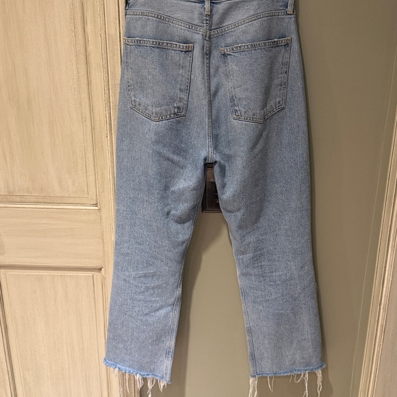 Women’s Agolde 90’s Jeans size 27 button fly cropped denim - Picture 15 of 16